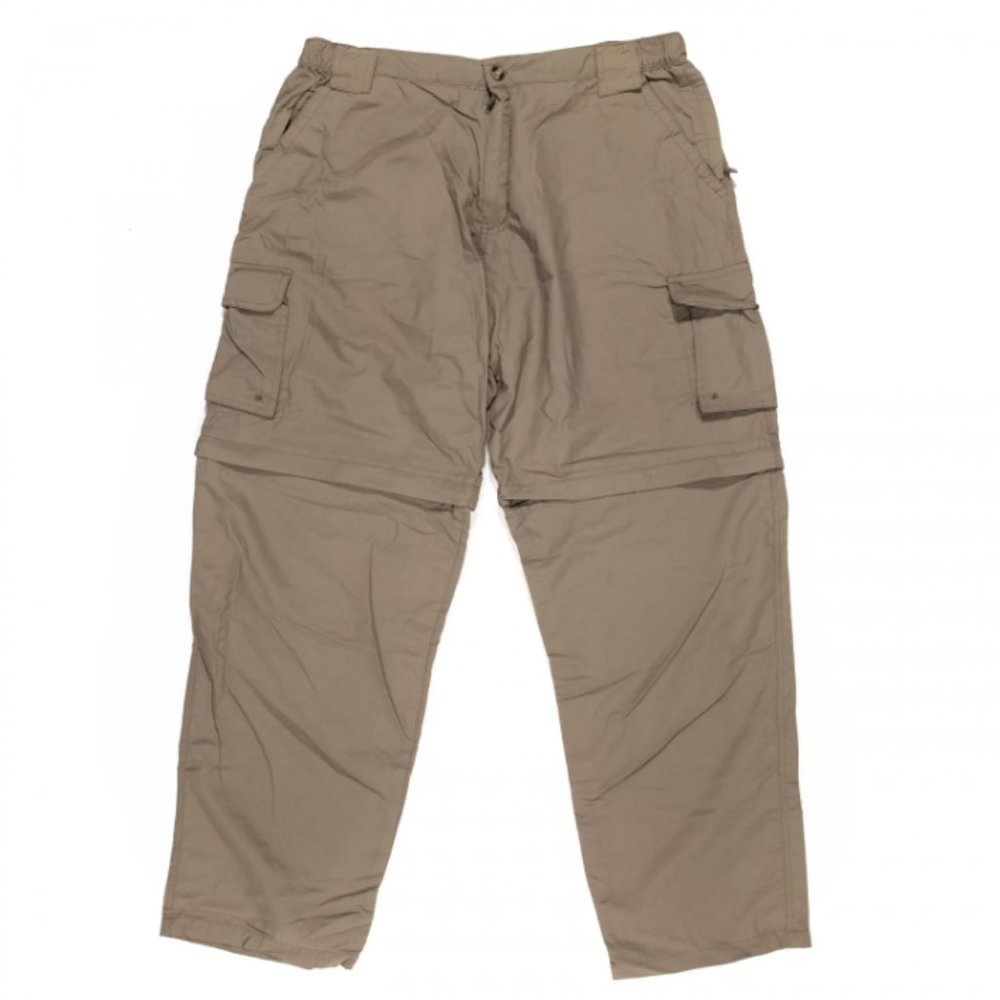 Dakota Grizzly Hiking Nylon Convertible Pants XL Mens Shorts Cargo Java Brown